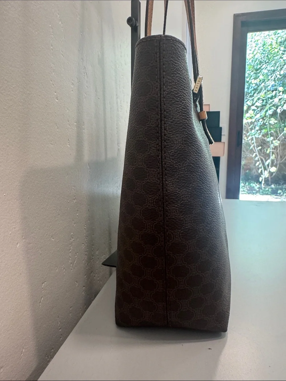 Celine macadem monogram shopper Tote